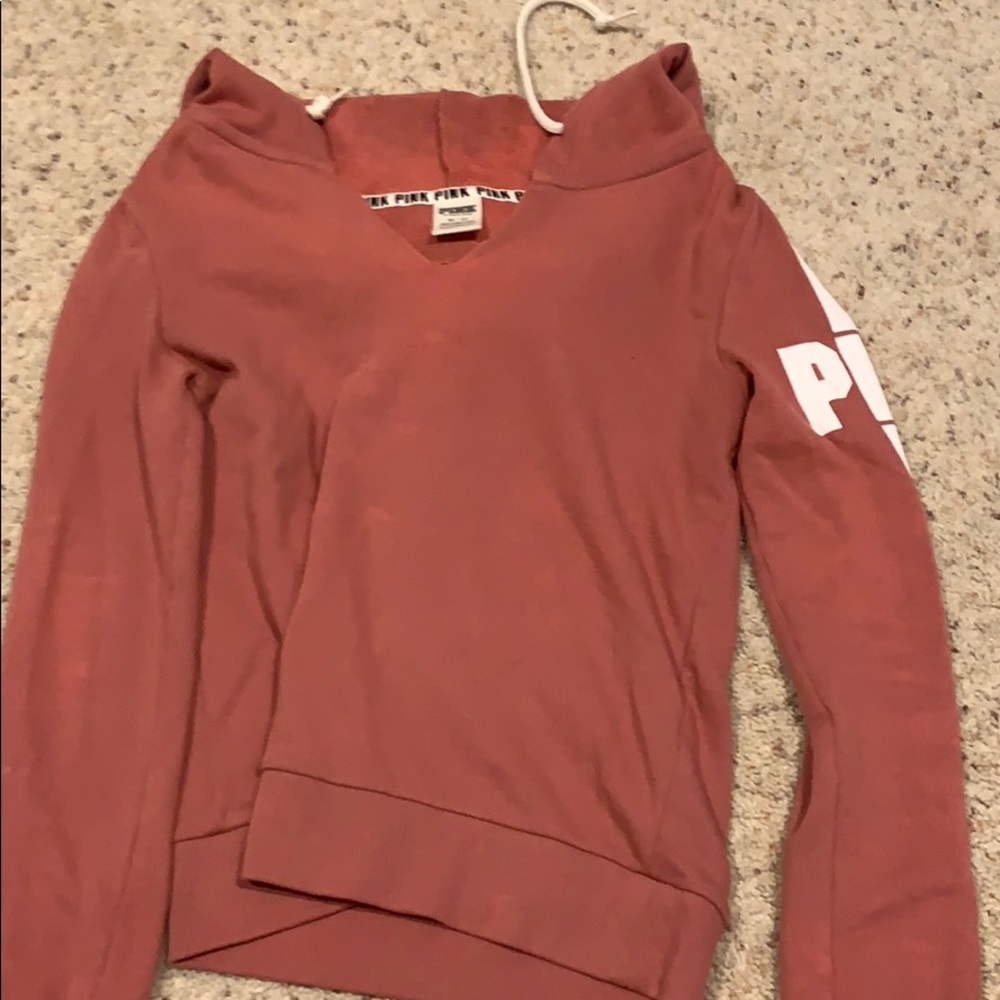 pink pullover